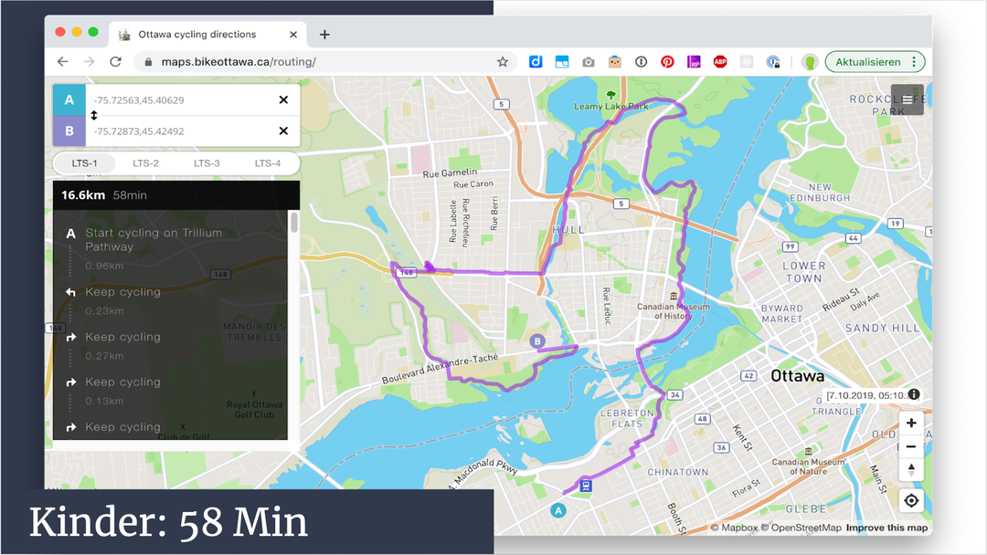 Folie aus dem Vortrag zum Thema OpensStreetMap